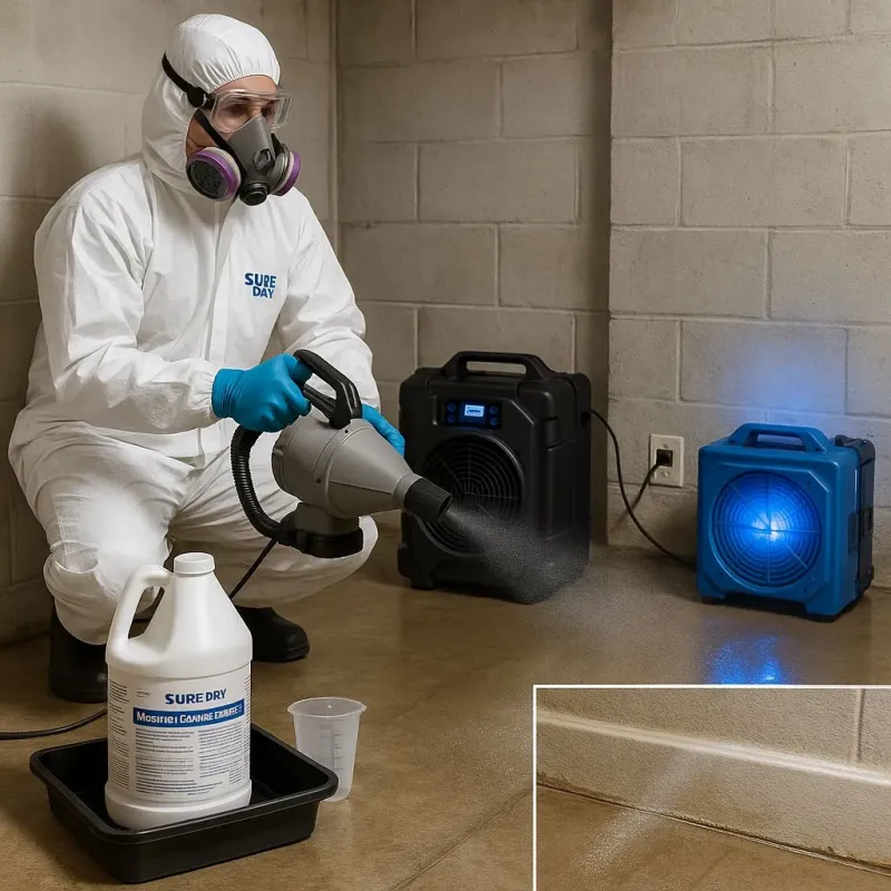 Sanitization and Odor Removal process in Oakland, IA